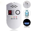 Plug-in de alarme de detector de gás GLP com display digital